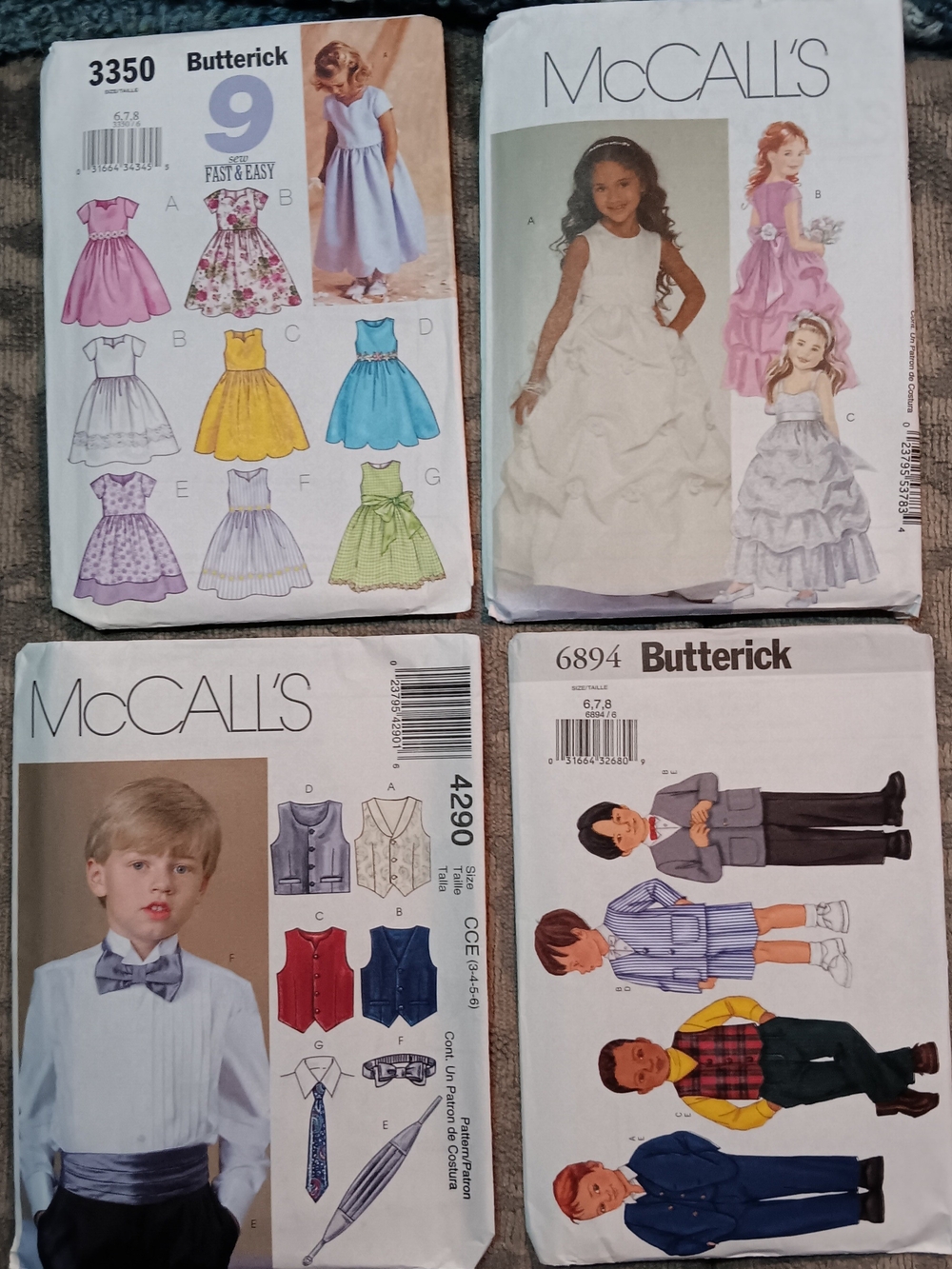 Flower Girl Dress Sewing Pattern - White